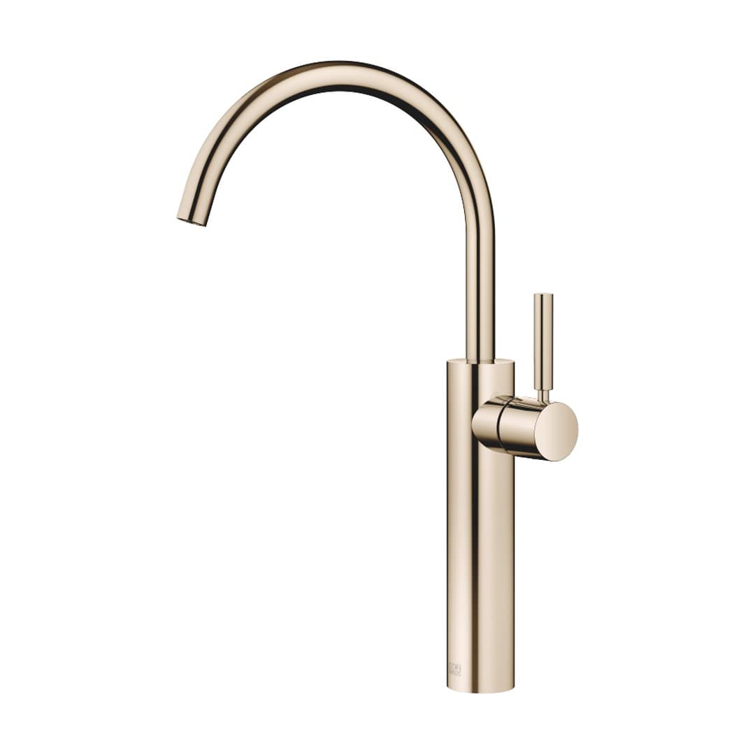Dornbracht Meta – Μπαταρία Νιπτήρα Ψηλή – Single-lever basin mixer with raised base without pop-up waste – Light Gold (PVD) (33534661-26)