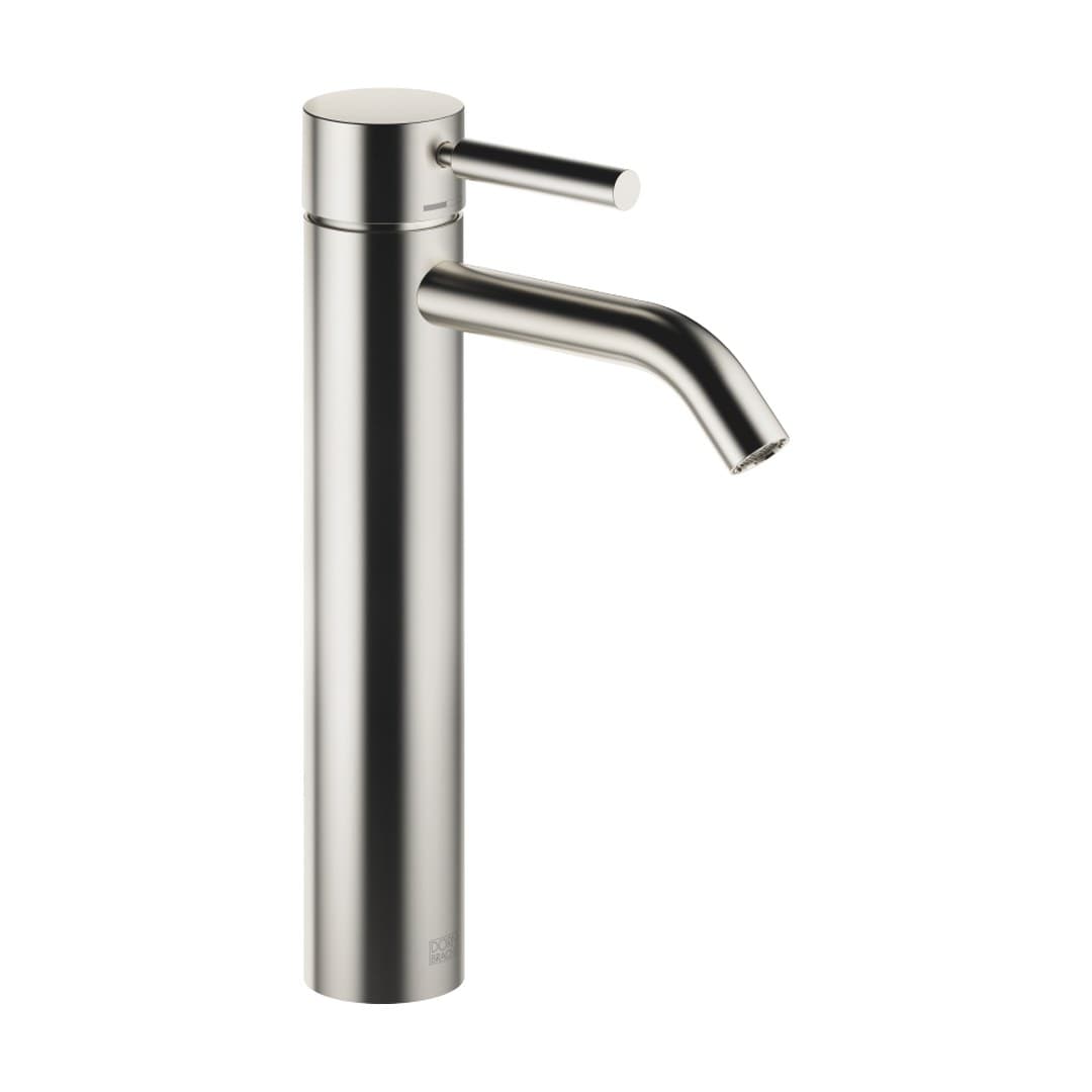Dornbracht Meta – Μπαταρία Νιπτήρα Ψηλή – Single-lever basin mixer with raised base without pop-up waste – Brushed Platinum (33537660-06)