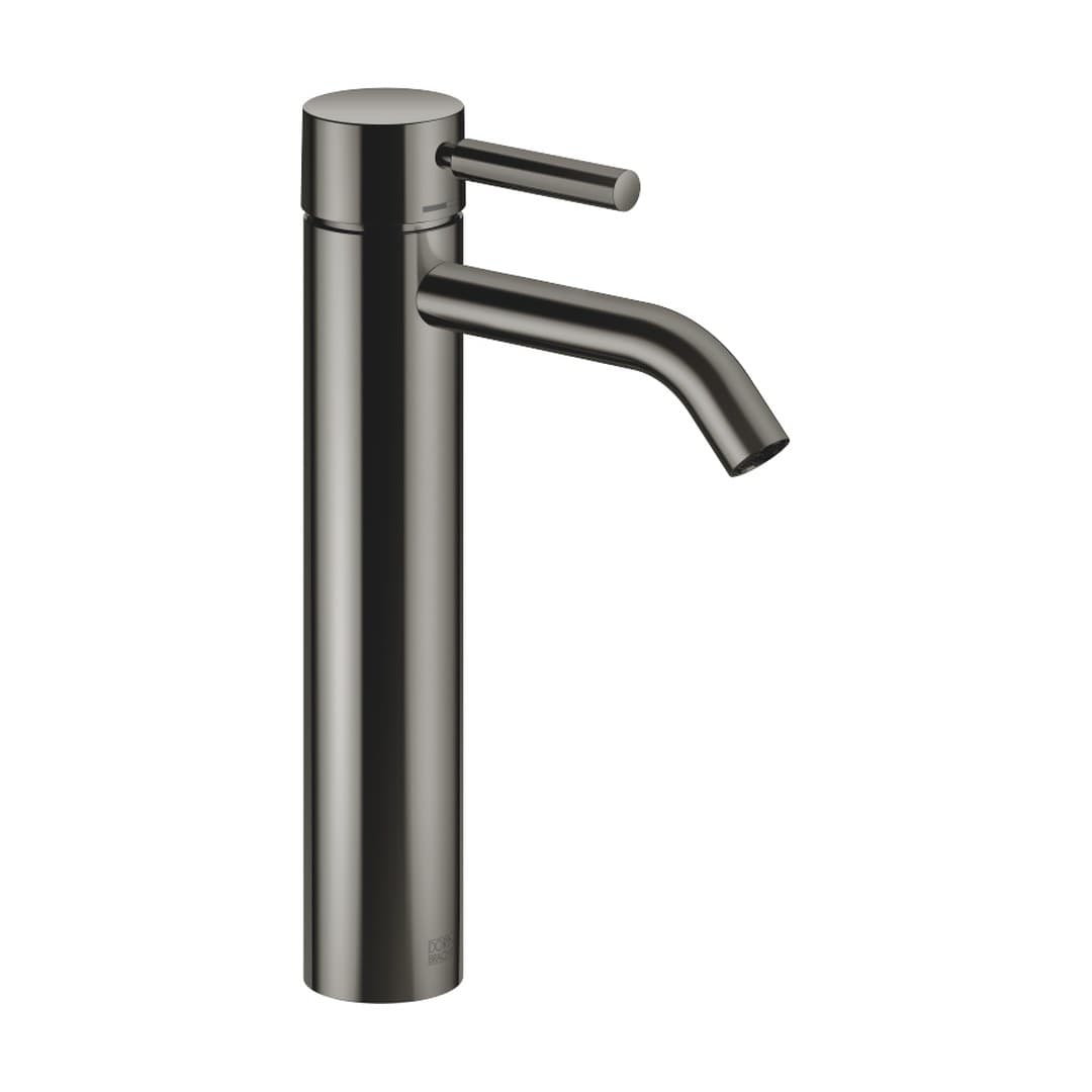 Dornbracht Meta – Μπαταρία Νιπτήρα Ψηλή – Single-lever basin mixer with raised base without pop-up waste – Dark Chrome (33537660-19)
