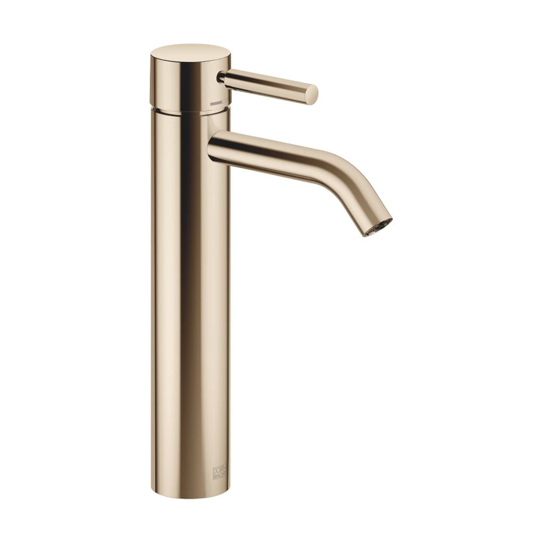 Dornbracht Meta – Μπαταρία Νιπτήρα Ψηλή – Single-lever basin mixer with raised base without pop-up waste – Light Gold (PVD) (33537660-26)