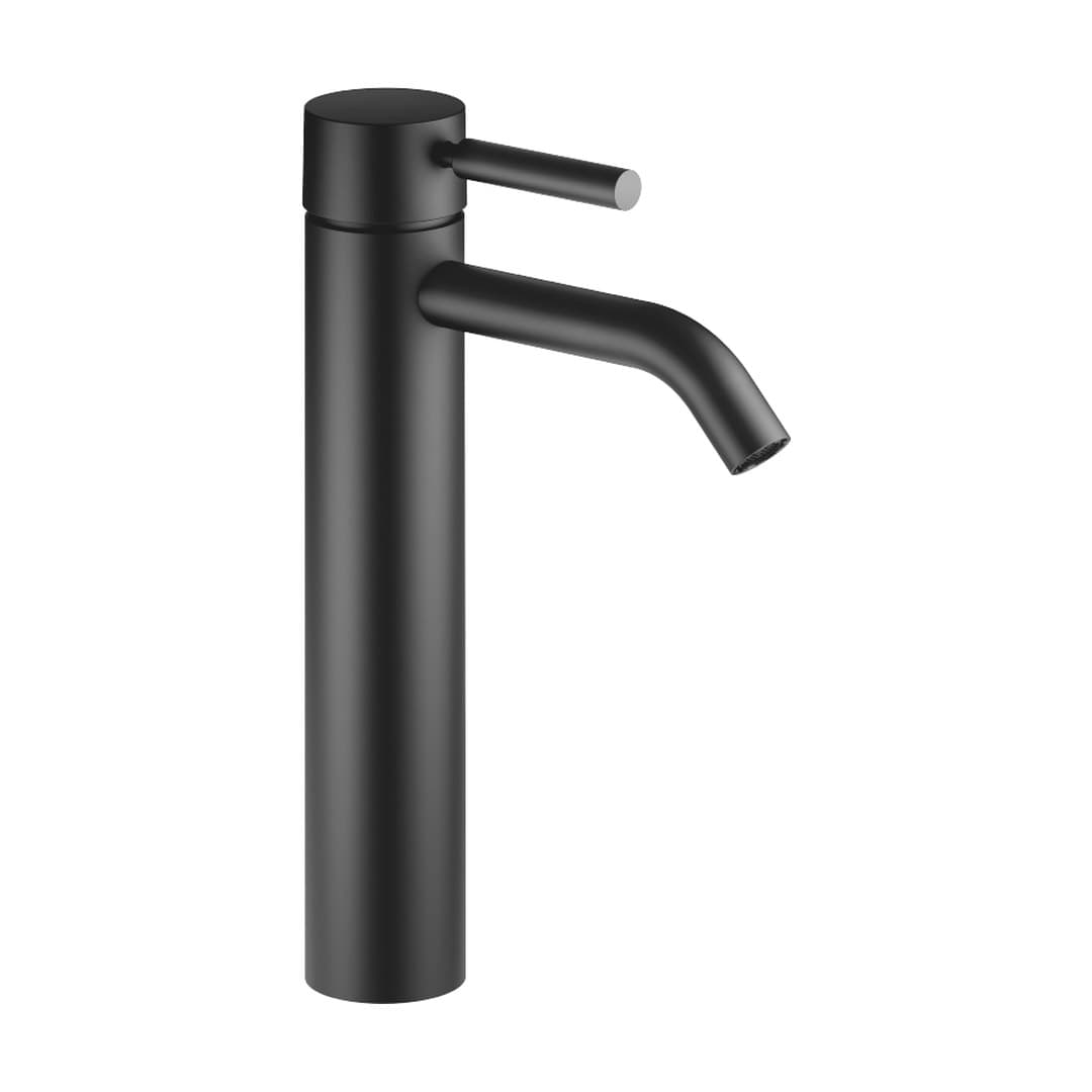 Dornbracht Meta – Μπαταρία Νιπτήρα Ψηλή – Single-lever basin mixer with raised base without pop-up waste – Matte Black (33537660-33)