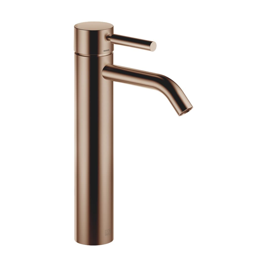 Dornbracht Meta – Μπαταρία Νιπτήρα Ψηλή – Single-lever basin mixer with raised base without pop-up waste – Brushed Bronze (PVD) (33537660-42)