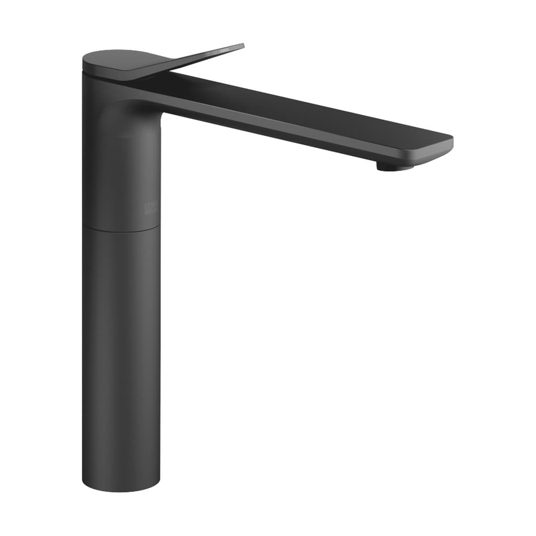 Dornbracht Lissé – Μπαταρία Νιπτήρα Ψηλή – Single-lever basin mixer with raised base without pop-up waste – Matte Black (33537845-33)