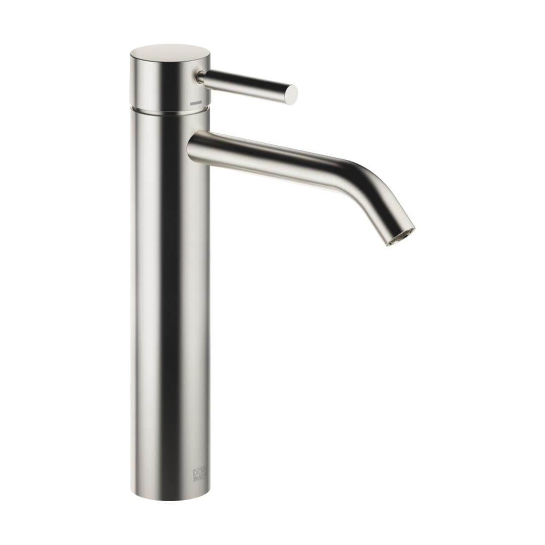 Dornbracht Meta – Μπαταρία Νιπτήρα Ψηλή – Single-lever basin mixer with raised base without pop-up waste – Brushed Platinum (33539660-06)