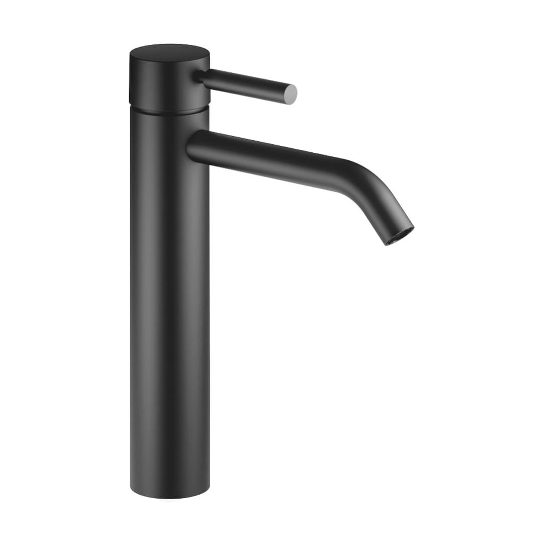 Dornbracht Meta – Μπαταρία Νιπτήρα Ψηλή – Single-lever basin mixer with raised base without pop-up waste – Matte Black (33539660-33)