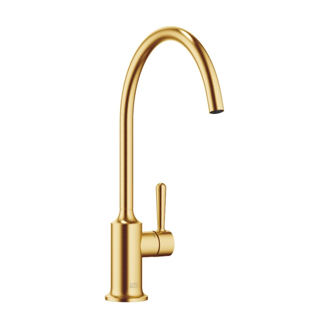 Dornbracht VAIA – Μπαταρία Κουζίνας – Single-lever mixer for rinsing/Profi spray – Brushed Durabrass (23kt Gold) (33826809-28)
