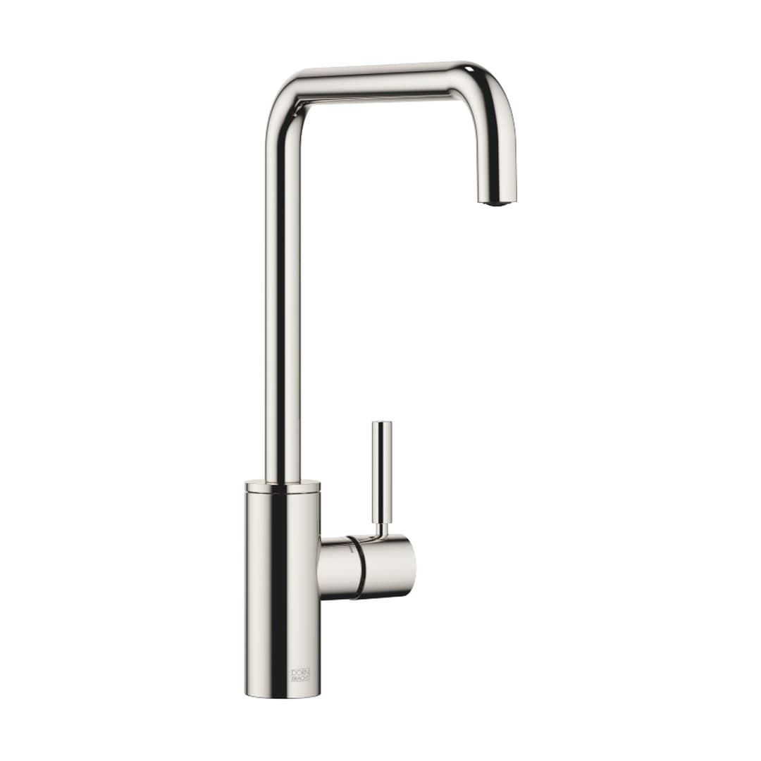 Dornbracht Meta Square – Μπαταρία Κουζίνας – Single-lever mixer for rinsing/Profi spray – Platinum (33826861-08)