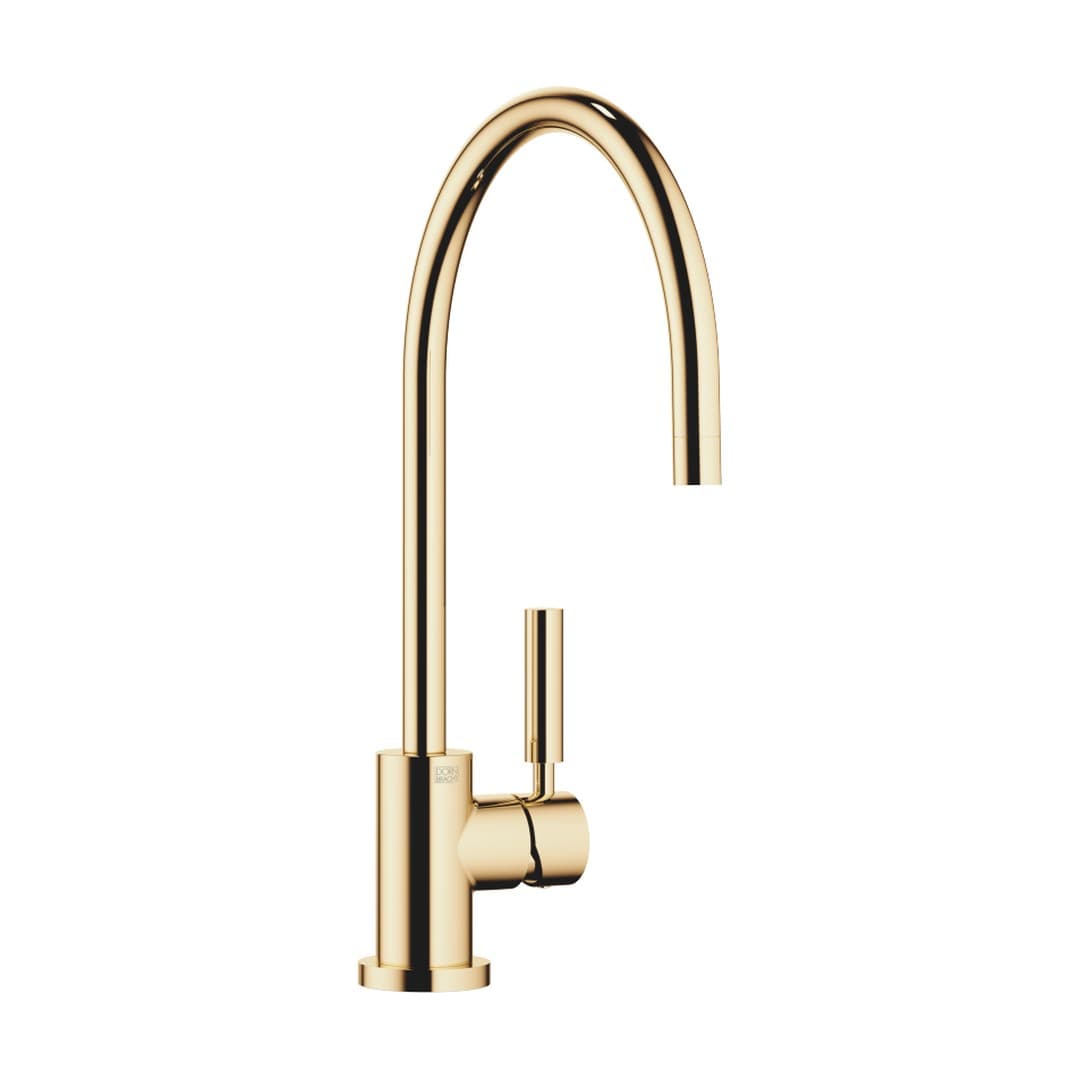Dornbracht Tara – Μπαταρία Κουζίνας – Single-lever mixer for rinsing/Profi spray – Durabrass (23kt Gold) (33836888-09)