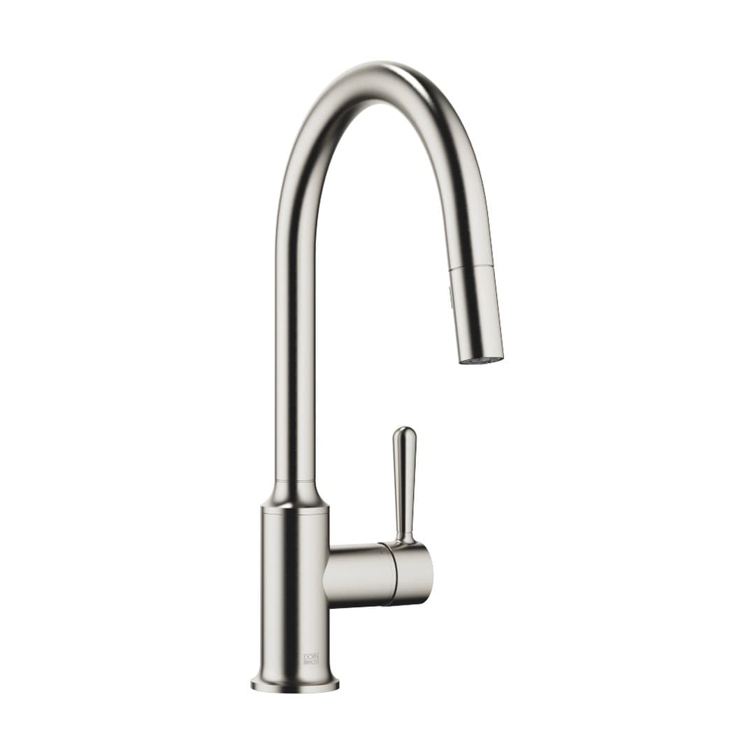 Dornbracht VAIA – Μπαταρία Κουζίνας – Single-lever mixer Pull-down with spray function – Brushed Platinum (33870809-06)