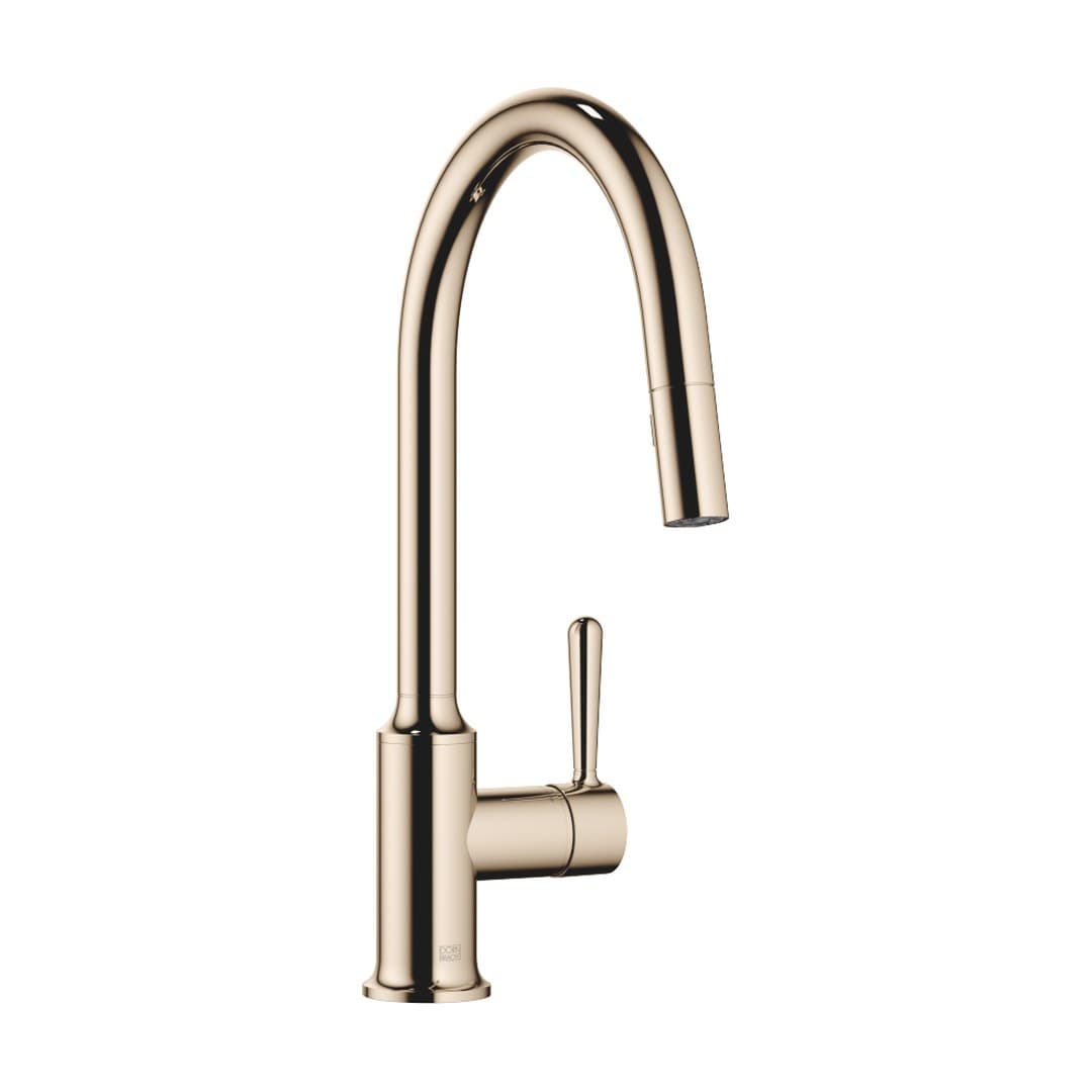Dornbracht VAIA – Μπαταρία Κουζίνας – Single-lever mixer Pull-down with spray function – Champagne (22kt Gold) (33870809-47)