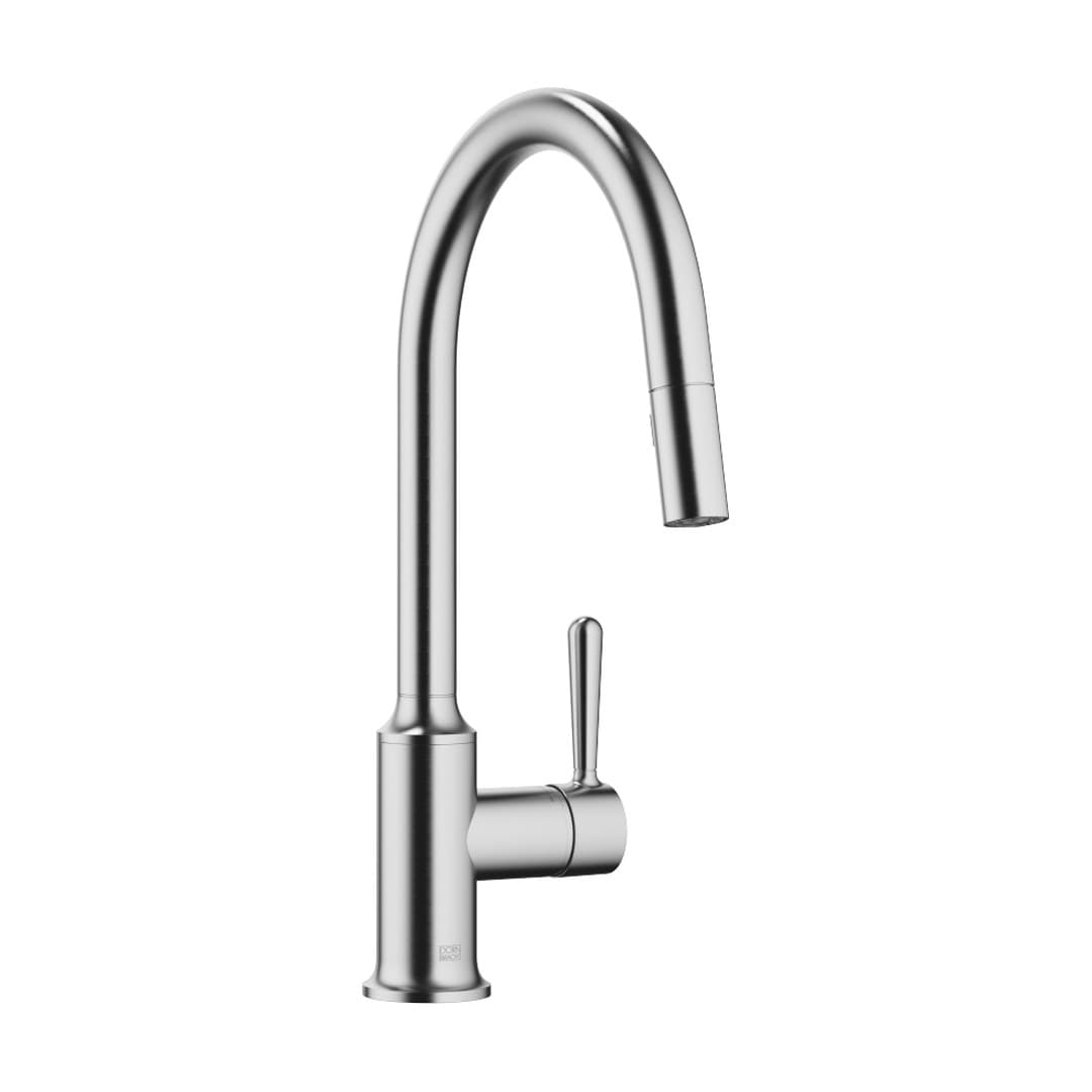 Dornbracht VAIA – Μπαταρία Κουζίνας – Single-lever mixer Pull-down with spray function – Brushed Chrome (33870809-93)