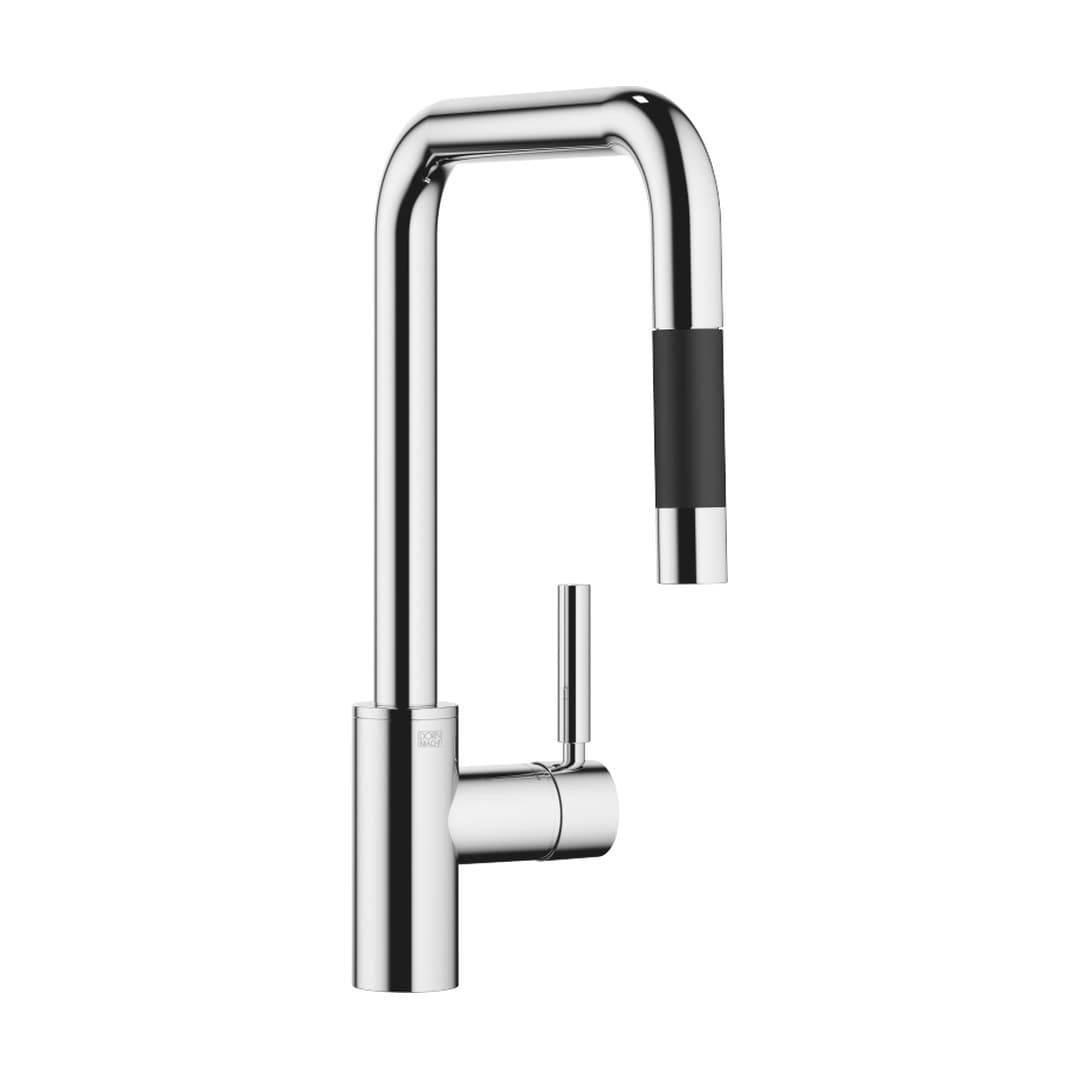 Dornbracht Meta Square – Μπαταρία Κουζίνας – Single-lever mixer Pull-down with spray function – Chrome (33870861-00)