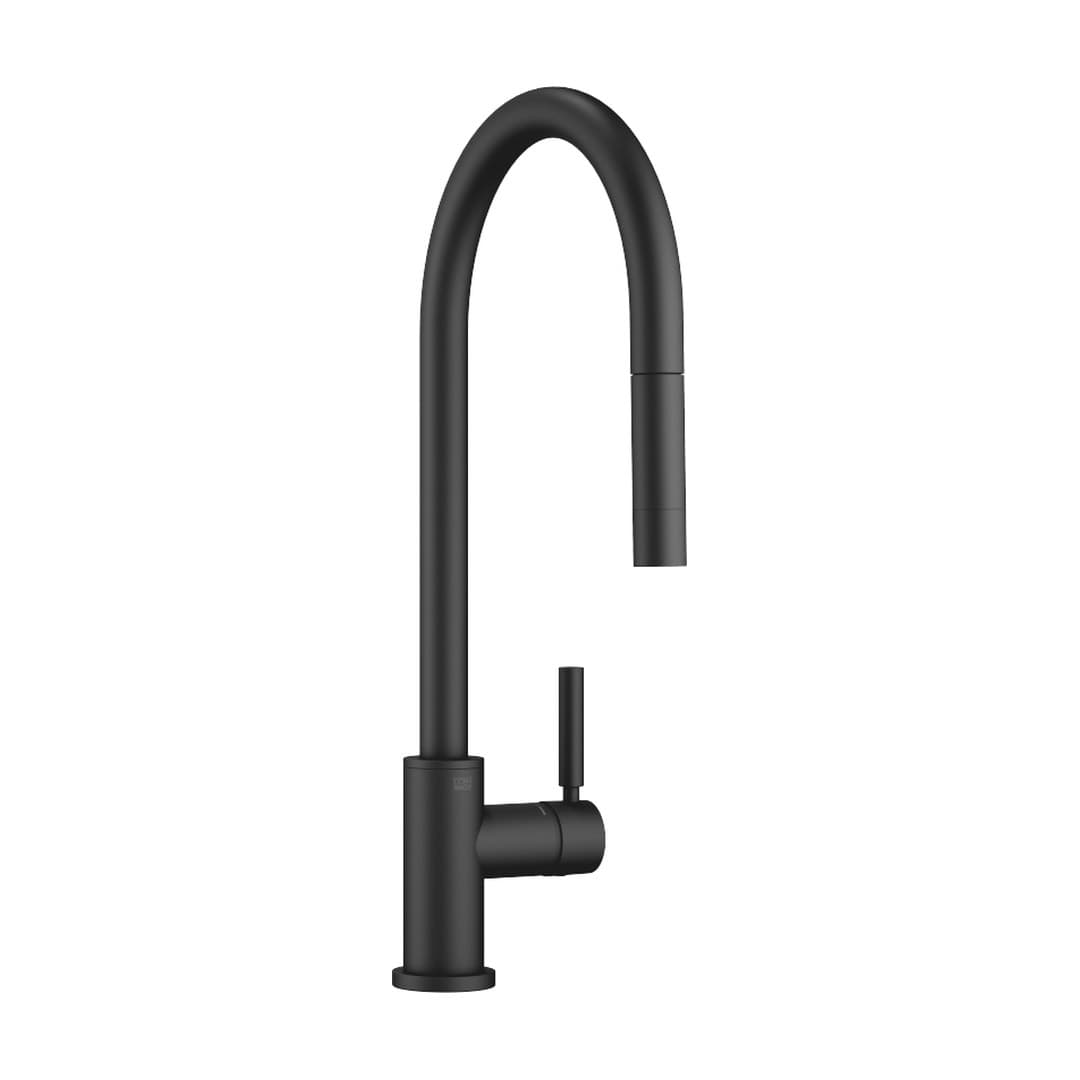 Dornbracht Tara – Μπαταρία Κουζίνας – Single-lever mixer Pull-down with spray function – Matte Black (33870888-33)