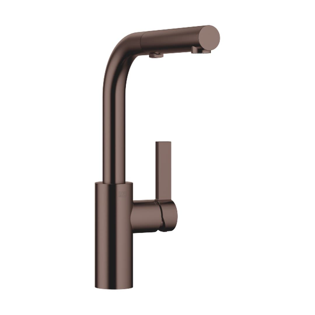 Dornbracht Elio – Μπαταρία Κουζίνας – Single-lever mixer Pull-out with spray function – Brushed Dark Bronze (PVD) (33871790-43)