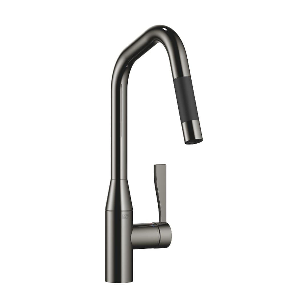 Dornbracht Sync – Μπαταρία Κουζίνας – Single-lever mixer Pull-down with spray function – Dark Chrome (33875895-19)