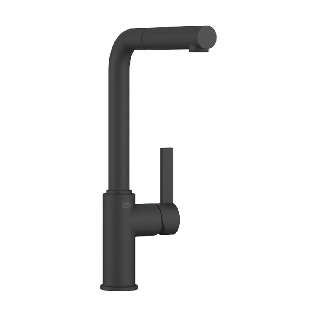 Dornbracht Piur – Μπαταρία Κουζίνας – Single-lever mixer Pull-out – Soft Black (33950210-69)