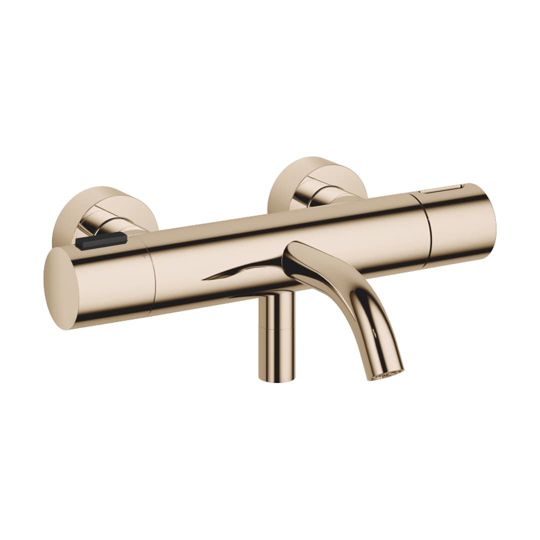 Dornbracht Meta – Μπαταρία Λουτρού Τοίχου – Bath thermostat for wall mounting without shower set – Light Gold (PVD) (34201979-26)