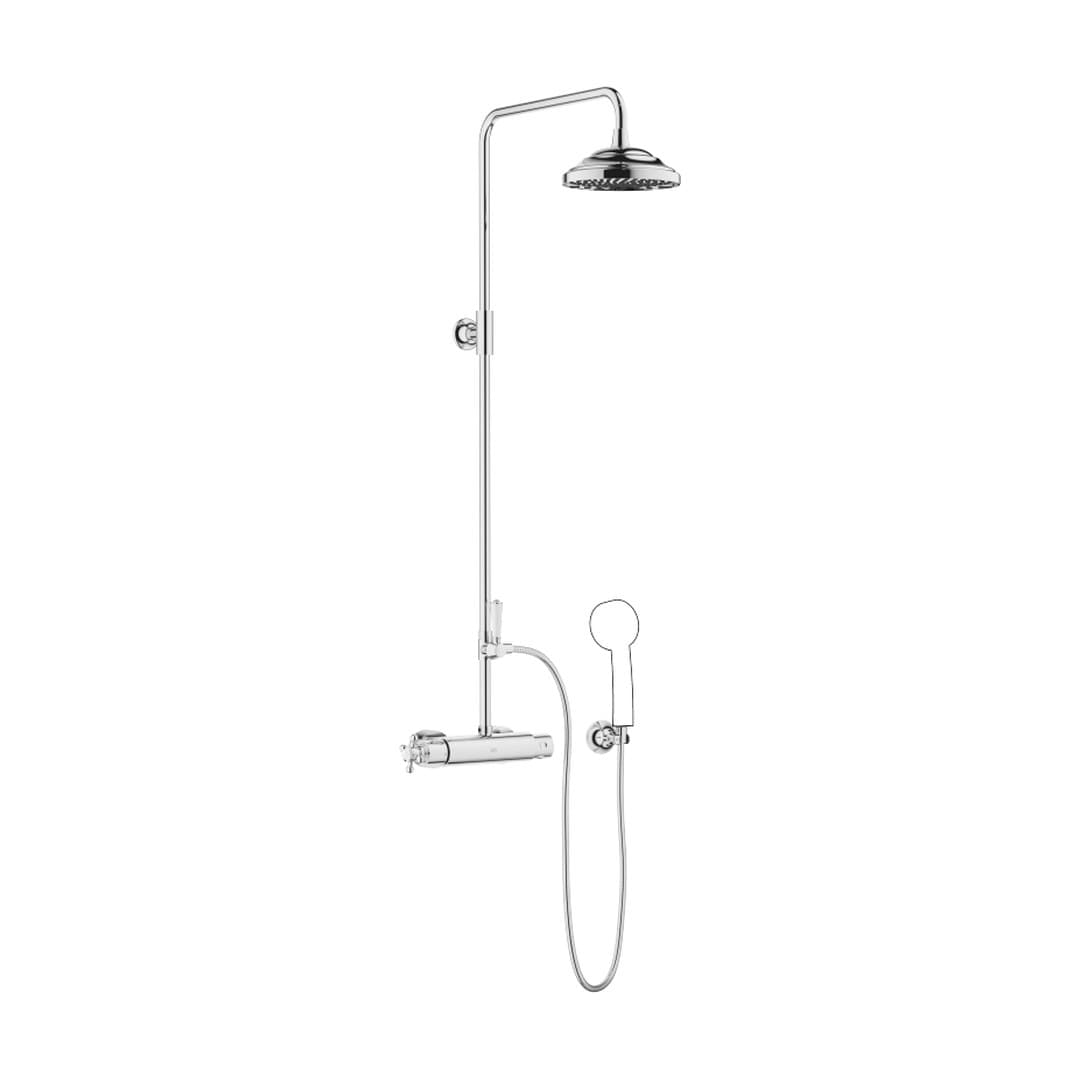 Dornbracht Madison – Σύστημα Ντους – Showerpipe with shower thermostat without hand shower FlowReduce – Chrome (34458360-00)