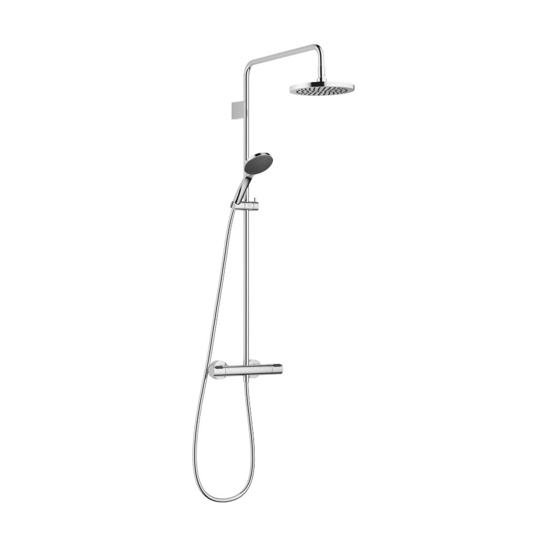 Dornbracht – Σύστημα Ντους – Showerpipe with shower thermostat with hand shower set 220 mm – Chrome (34464832-00)