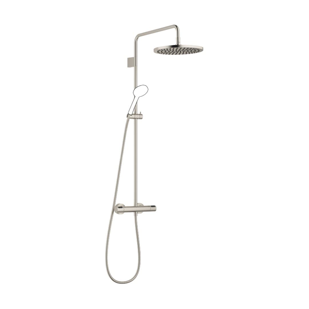 Dornbracht – Σύστημα Ντους – Showerpipe with shower thermostat without hand shower 300 mm – Brushed Platinum (34465979-06)