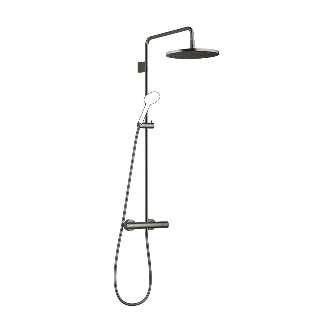 Dornbracht – Σύστημα Ντους – Showerpipe with shower thermostat without hand shower 300 mm – Dark Chrome (34465979-19)
