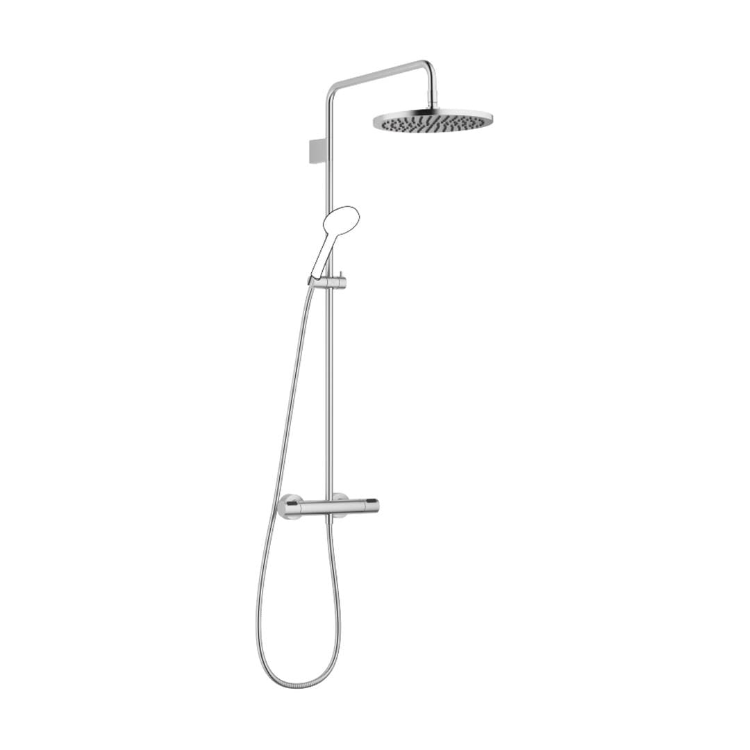 Dornbracht – Σύστημα Ντους – Showerpipe with shower thermostat without hand shower 300 mm – Brushed Chrome (34465979-93)