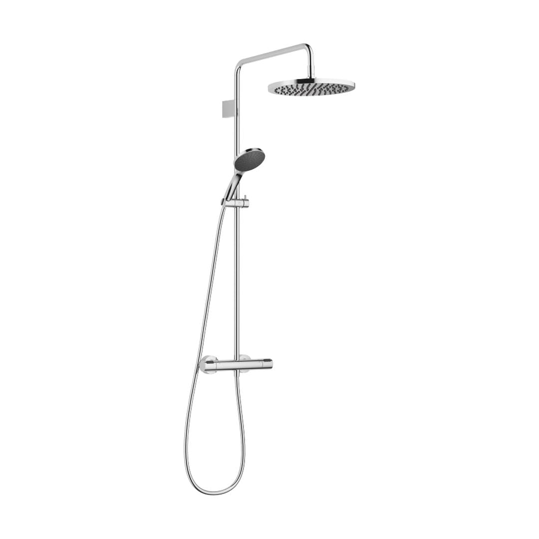 Dornbracht – Σύστημα Ντους – Showerpipe with shower thermostat with hand shower set 300 mm – Chrome (34469979-00)