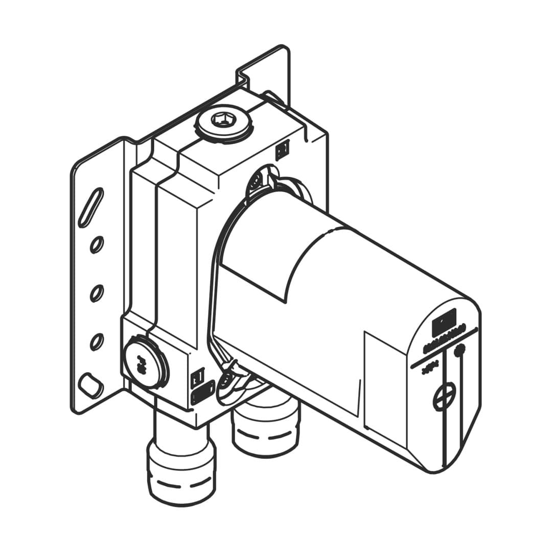 Dornbracht – Σώμα Εντοιχισμού Ντους – Concealed single-lever mixer with backflow preventor (3507197090)