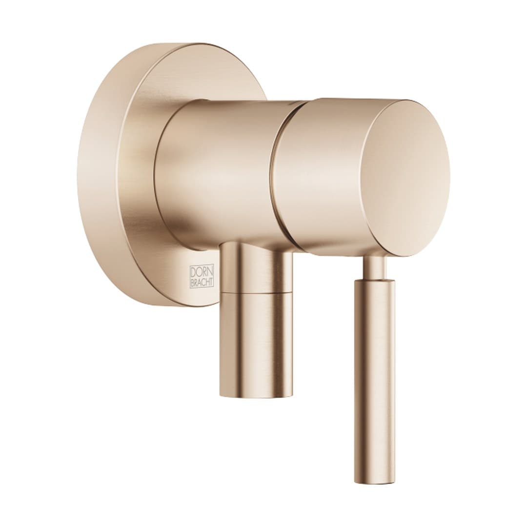 Dornbracht – Μίκτης Εντοιχισμού – Concealed single-lever mixer with cover plate with integrated shower connection – Brushed Champagne (22kt Gold) (36046660-46)