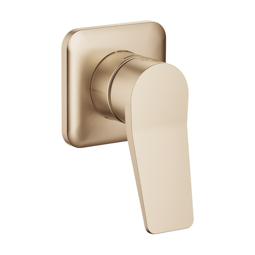 Dornbracht Lissé – Μίκτης Εντοιχισμού – Concealed single-lever mixer with cover plate – Brushed Light Gold (PVD) (36060845-27)