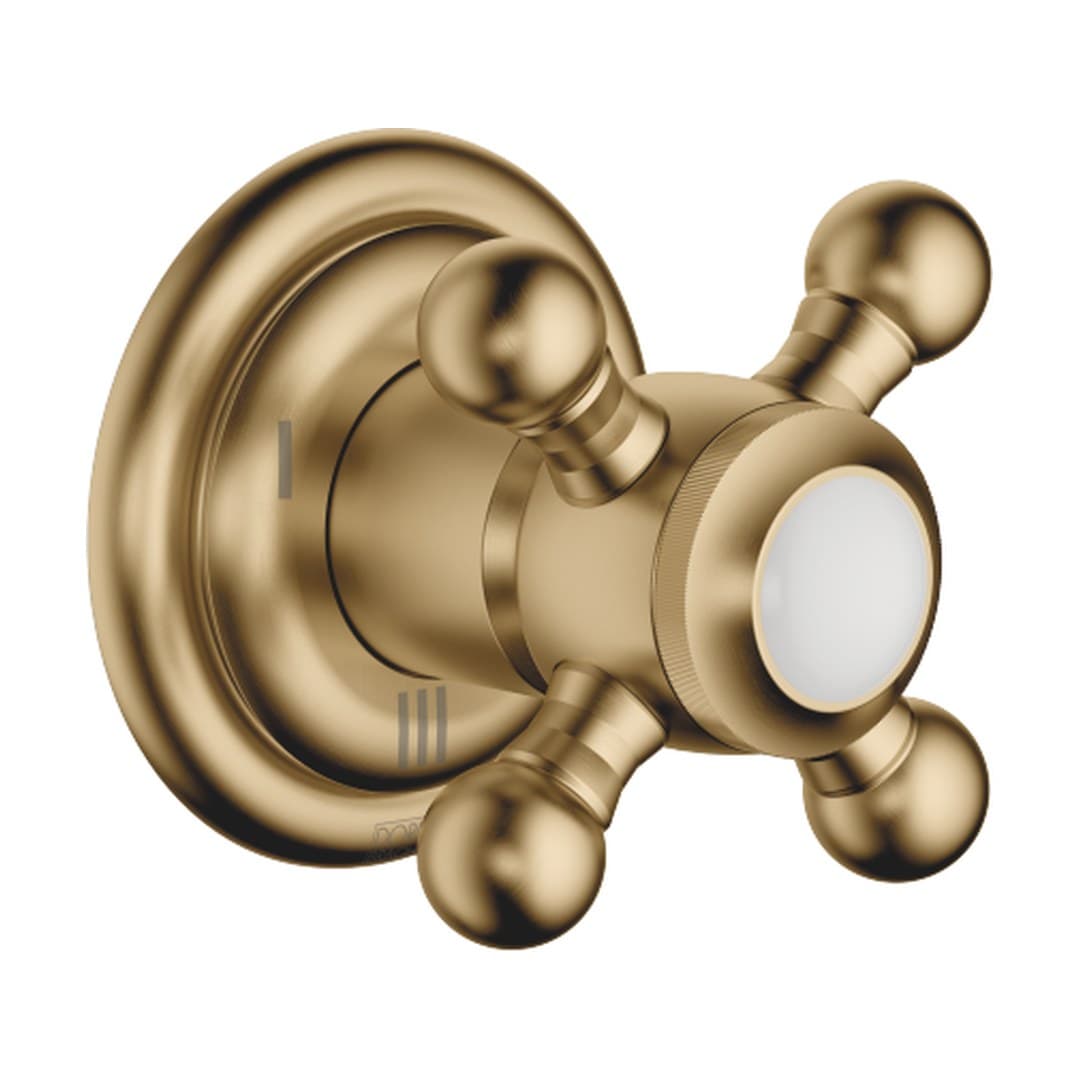 Dornbracht Madison – Διακόπτης Ντους – Concealed three-way diverter – Brushed Dark Brass (PVD) (36210361-39)