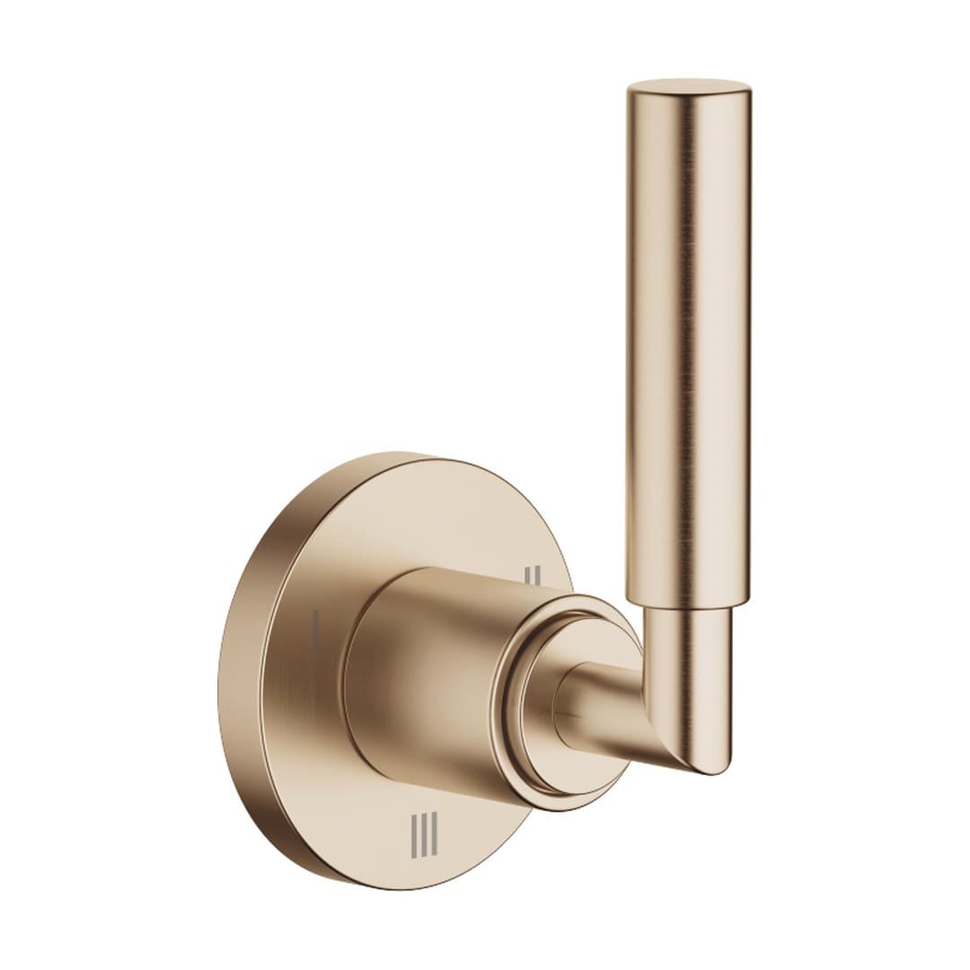 Dornbracht Tara – Διακόπτης Ντους – Concealed three-way diverter – Brushed Champagne (22kt Gold) (36210882-46)