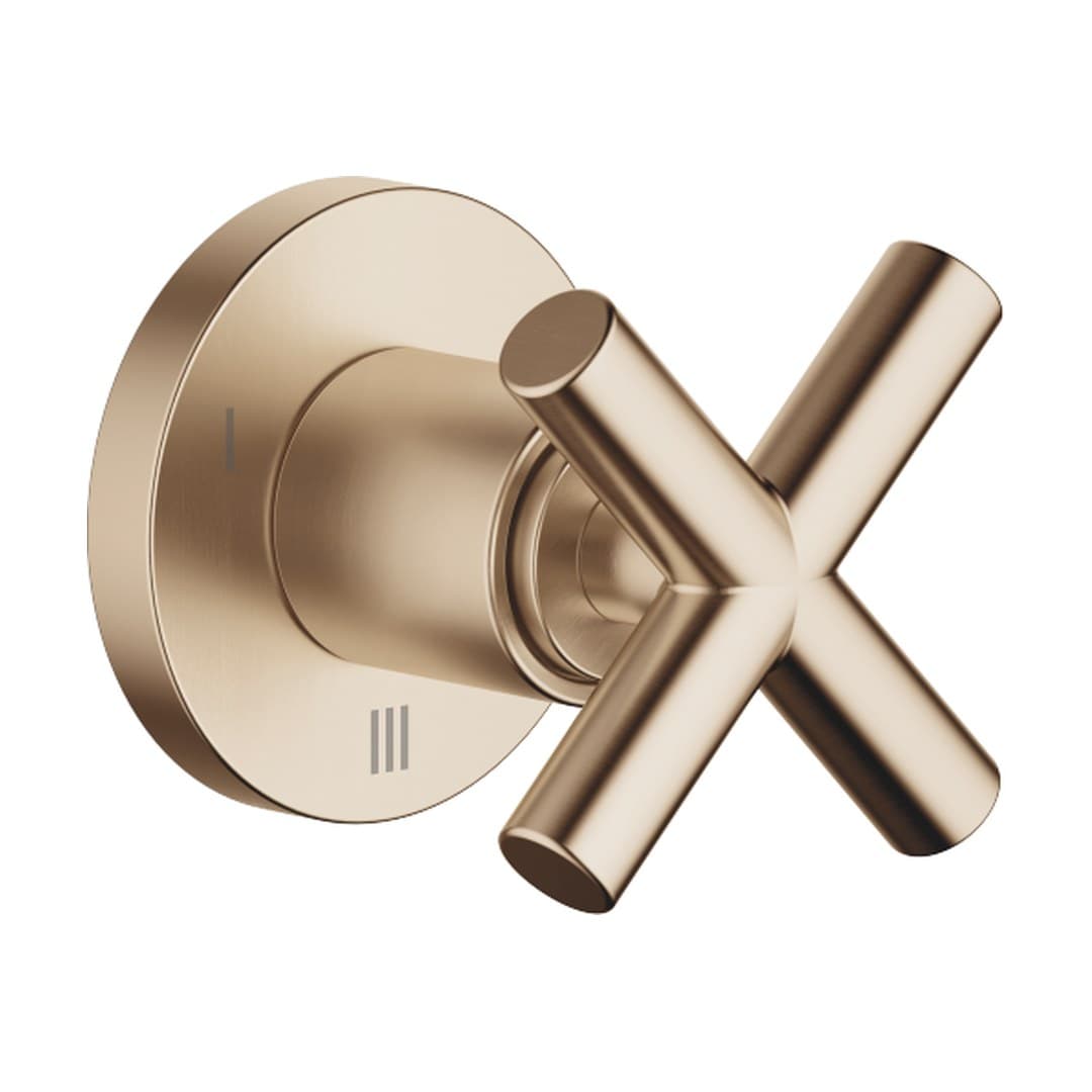 Dornbracht Tara – Διακόπτης Ντους – Concealed three-way diverter – Brushed Champagne (22kt Gold) (36210892-46)