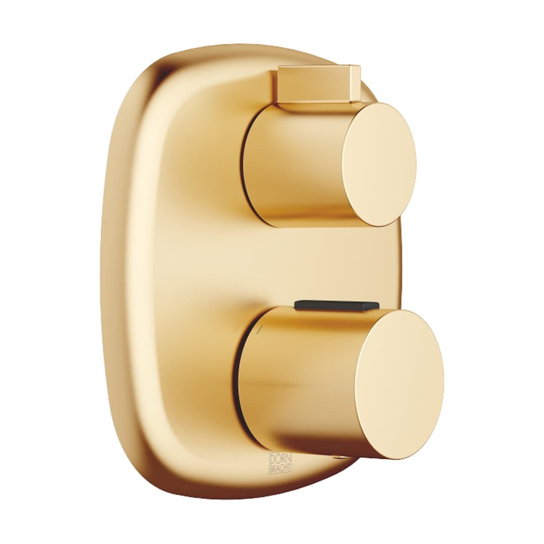 Dornbracht COYA – Θερμοστατικός Μίκτης Ντους – Concealed thermostat with one function volume control – Brushed Durabrass (23kt Gold) (36425404-28)