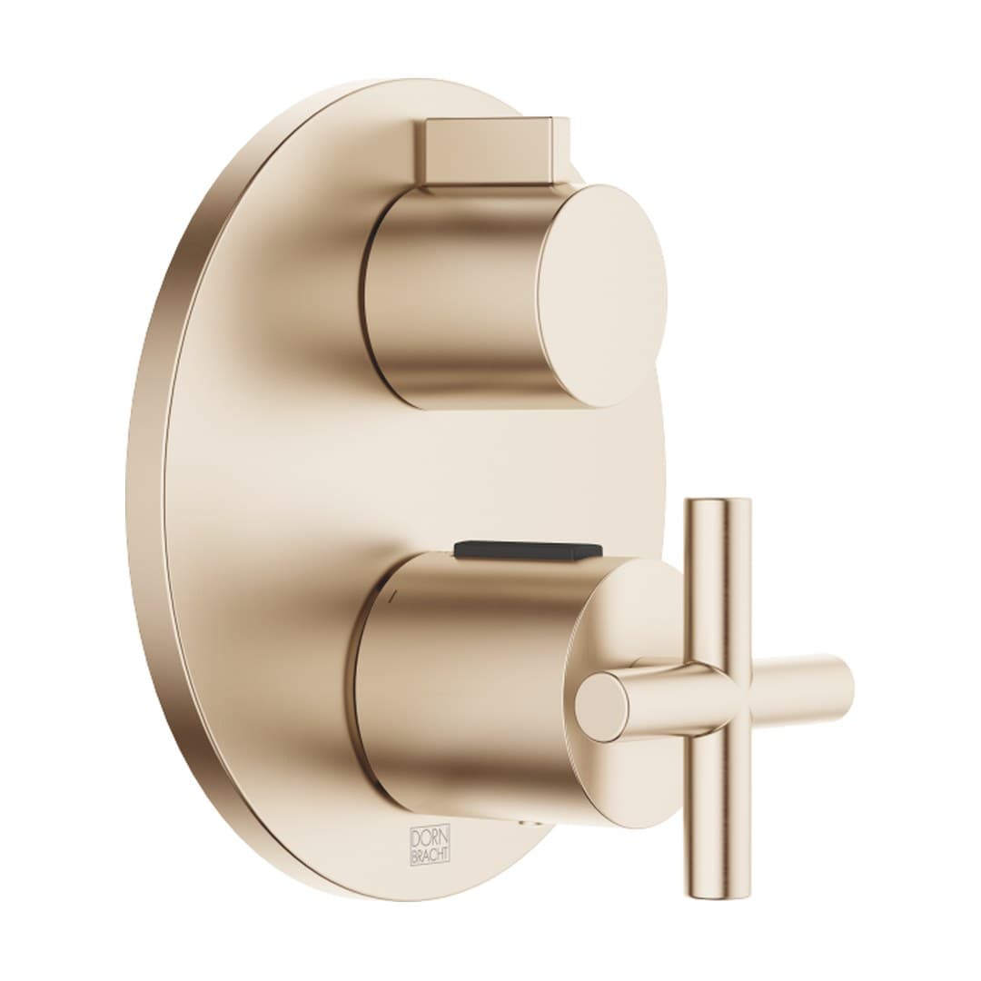 Dornbracht Tara – Θερμοστατικός Μίκτης Ντους – Concealed thermostat with one function volume control – Brushed Champagne (22kt Gold) (36425892-46)