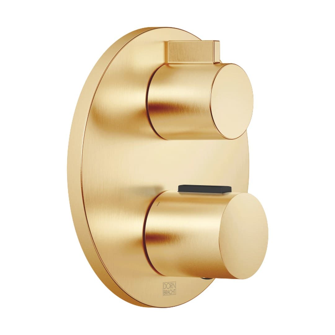 Dornbracht – Θερμοστατικός Μίκτης Ντους – Concealed thermostat with one function volume control – Brushed Gold (PVD) (36425970-37)
