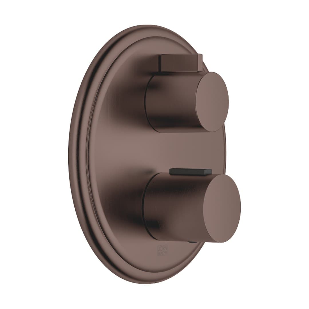 Dornbracht Madison – Θερμοστατικός Μίκτης Ντους – Concealed thermostat with one function volume control – Brushed Dark Bronze (PVD) (36425977-43)