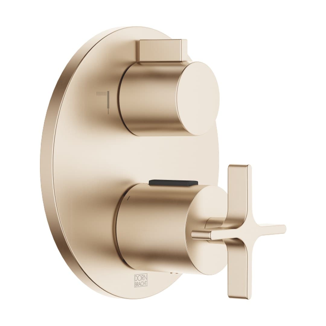 Dornbracht VAIA – Θερμοστατικός Μίκτης Ντους – Concealed thermostat with two function volume control – Brushed Champagne (22kt Gold) (36426809-46)
