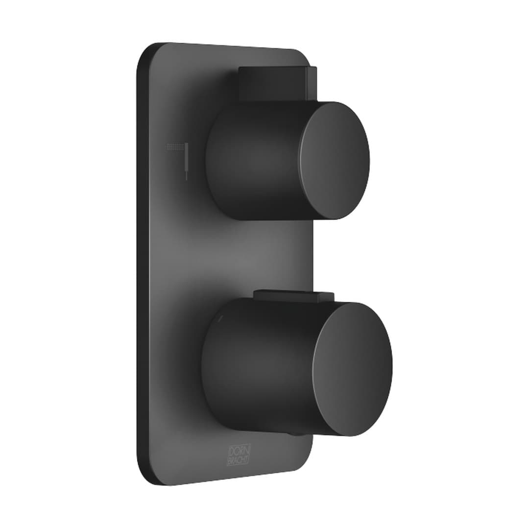 Dornbracht Lissé – Θερμοστατικός Μίκτης Ντους – Concealed thermostat with two function volume control – Matte Black (36426845-33)