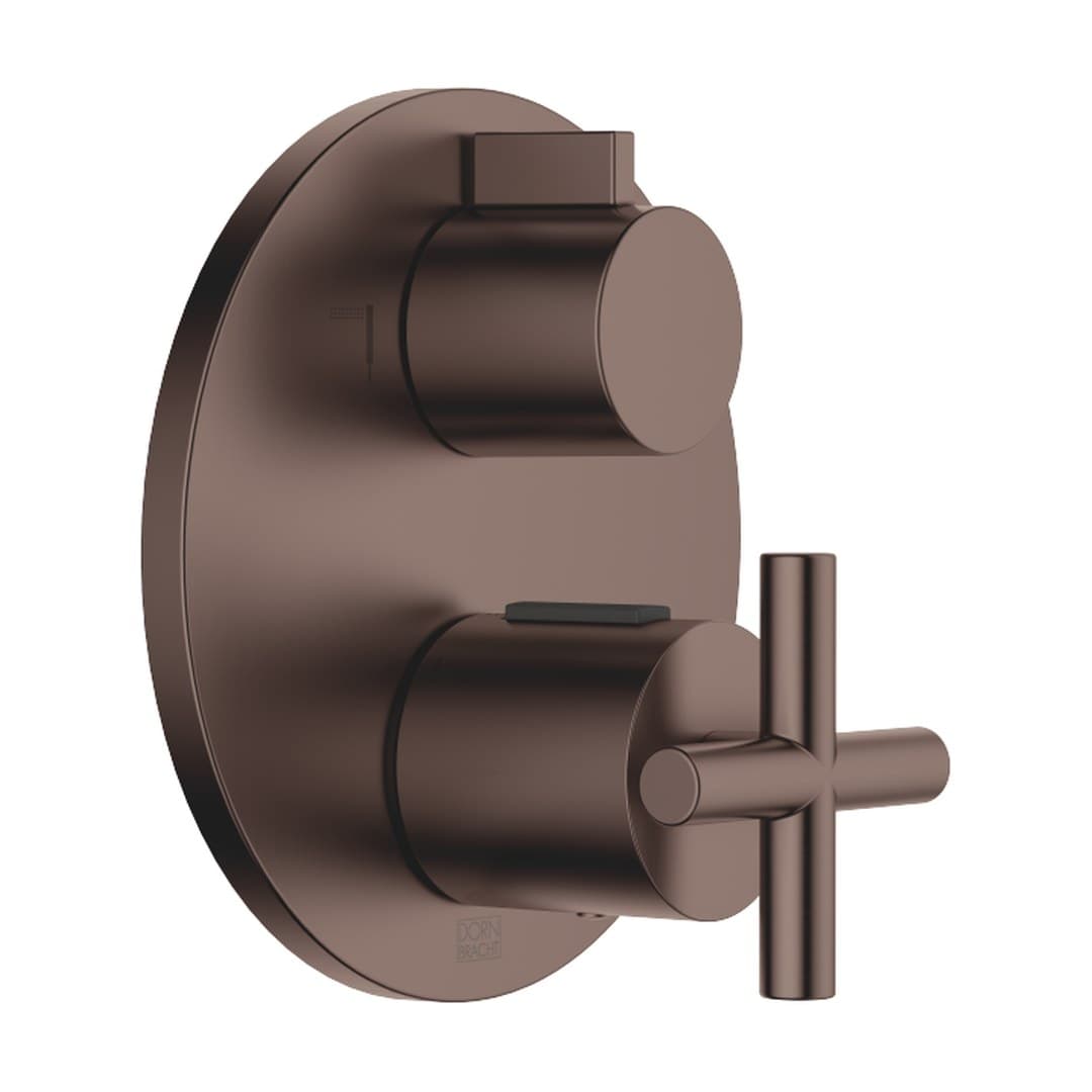 Dornbracht Tara – Θερμοστατικός Μίκτης Ντους – Concealed thermostat with two function volume control – Brushed Dark Bronze (PVD) (36426892-43)