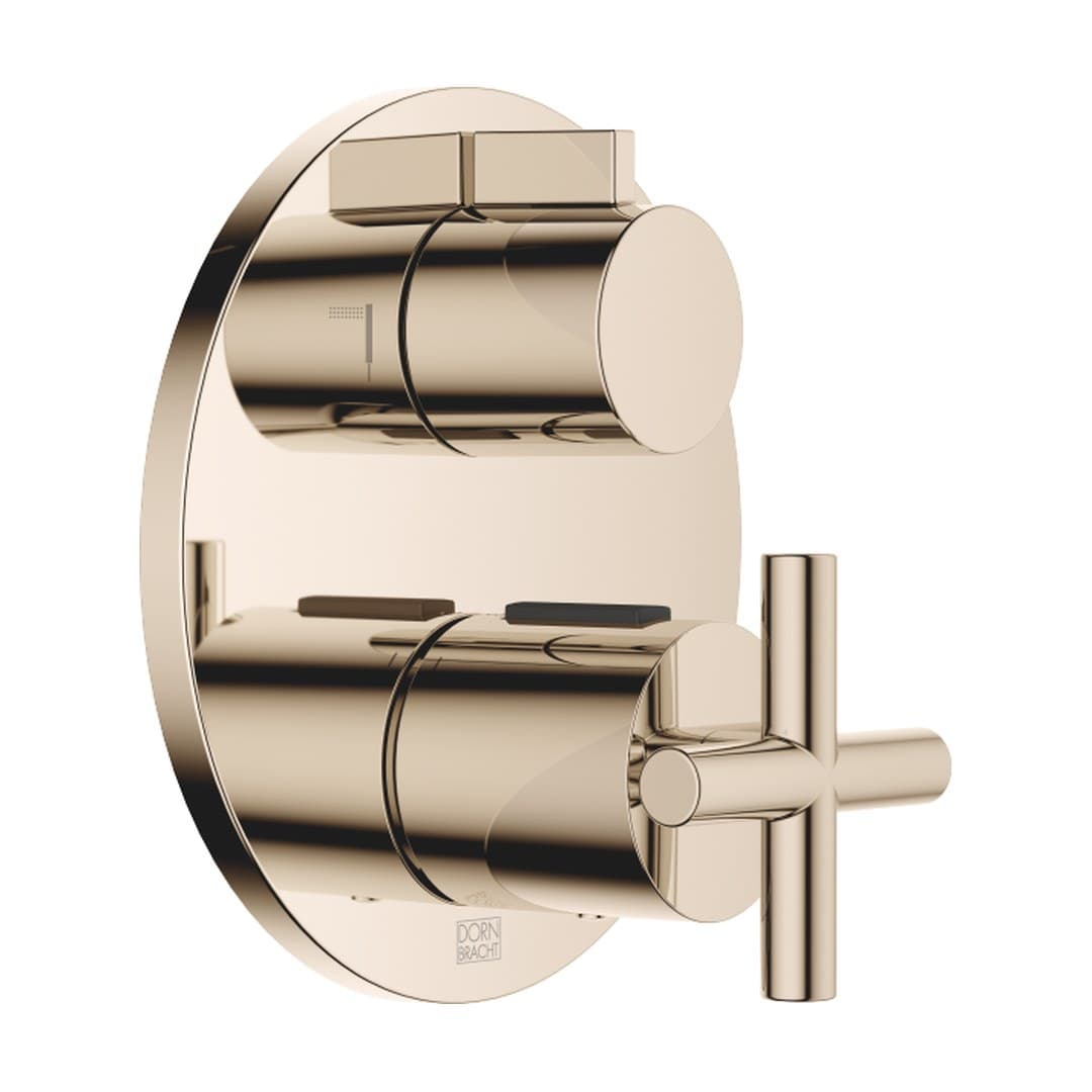Dornbracht Tara – Θερμοστατικός Μίκτης Ντους – Concealed thermostat with two function volume control – Champagne (22kt Gold) (36426892-47)