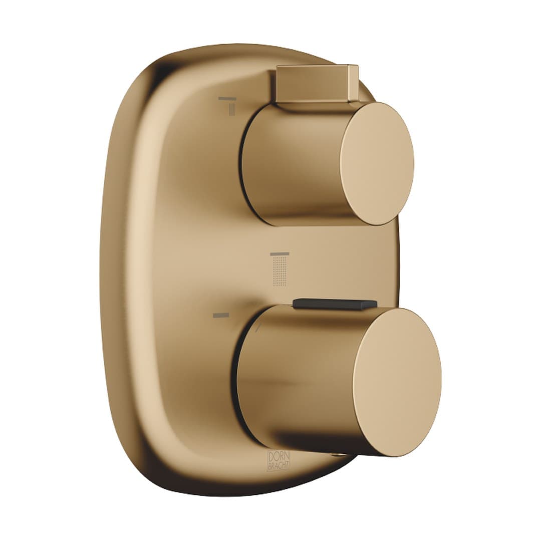 Dornbracht COYA – Θερμοστατικός Μίκτης Ντους – Concealed thermostat with three function volume control – Brushed Dark Brass (PVD) (36427404-39)