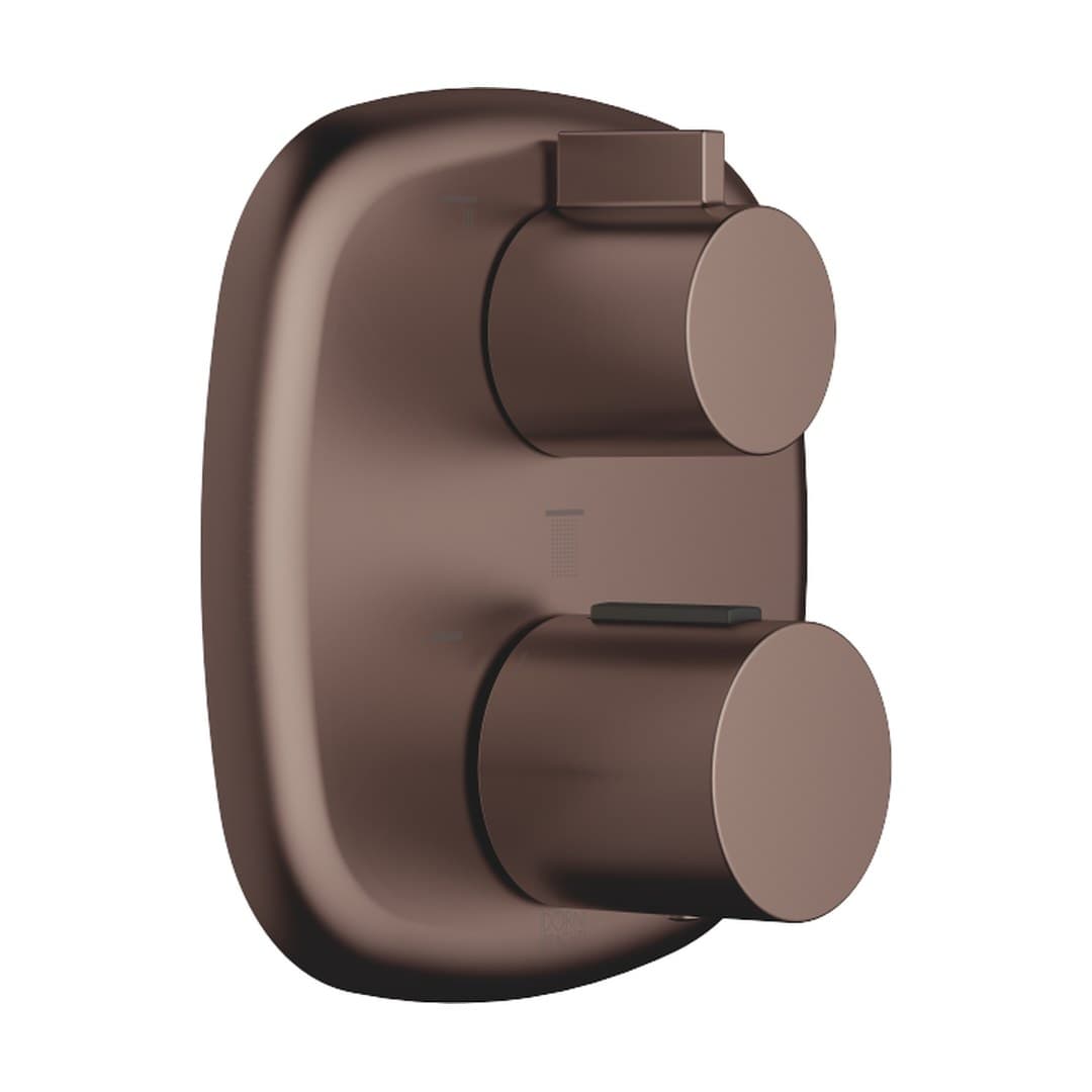Dornbracht COYA – Θερμοστατικός Μίκτης Ντους – Concealed thermostat with three function volume control – Brushed Dark Bronze (PVD) (36427404-43)