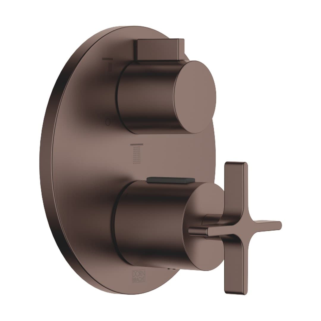 Dornbracht VAIA – Θερμοστατικός Μίκτης Ντους – Concealed thermostat with three function volume control – Brushed Dark Bronze (PVD) (36427809-43)