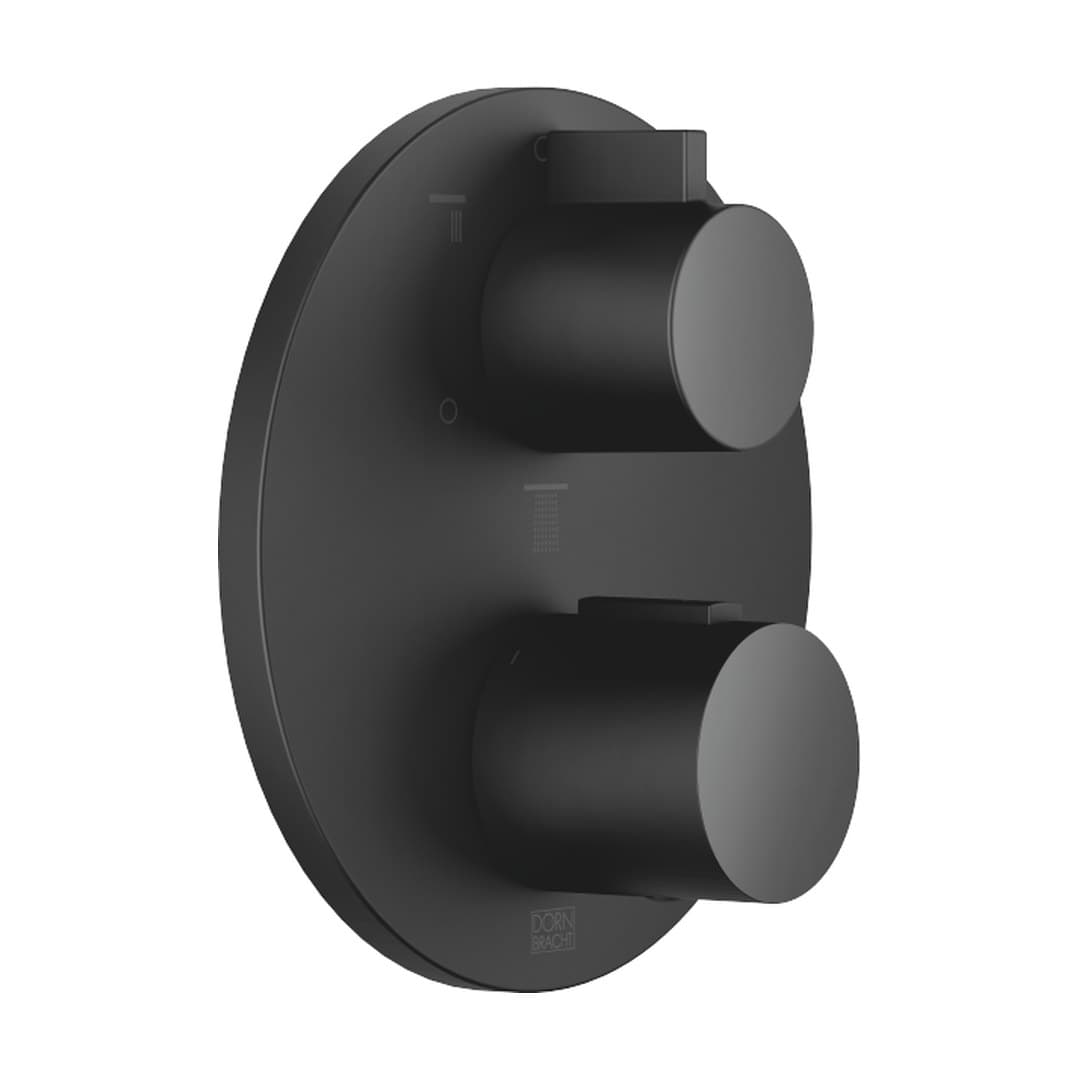 Dornbracht Yamou – Θερμοστατικός Μίκτης Ντους – Concealed thermostat with three function volume control – Soft Black (36427831-69)