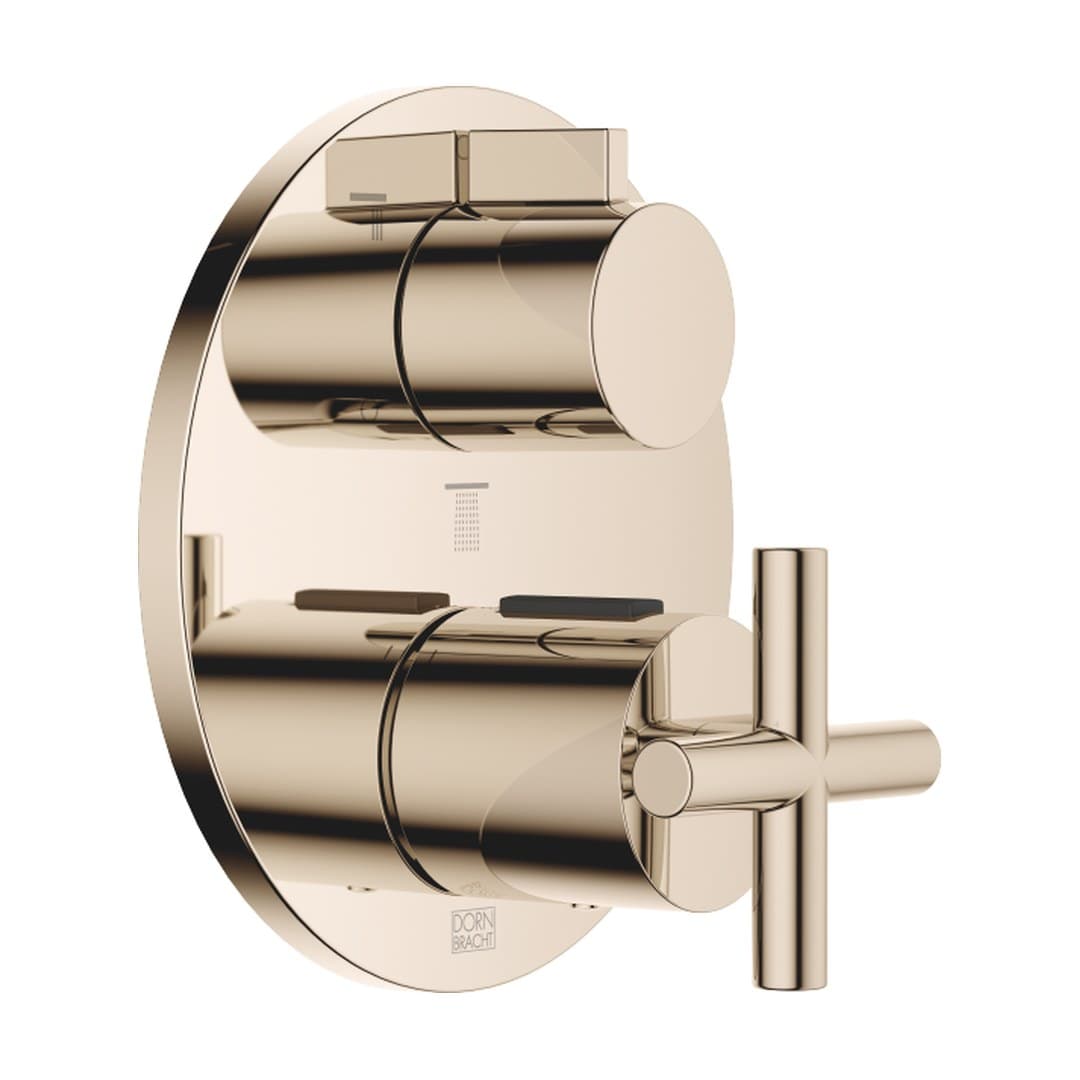 Dornbracht Tara – Θερμοστατικός Μίκτης Ντους – Concealed thermostat with three function volume control – Champagne (22kt Gold) (36427892-47)