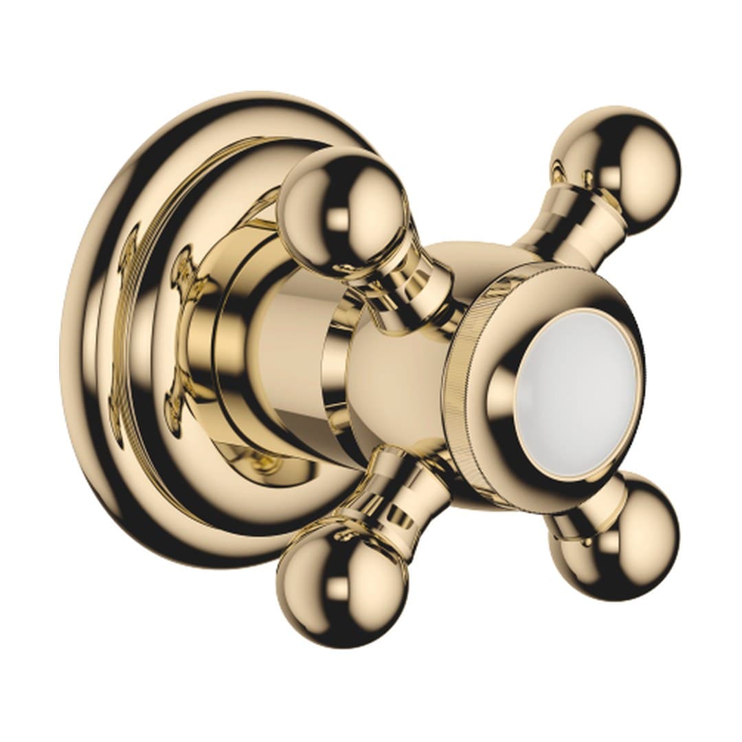 Dornbracht Madison – Διακόπτης Ντους – Wall valve clockwise closing 3/4" – Durabrass (23kt Gold) (36608361-09)