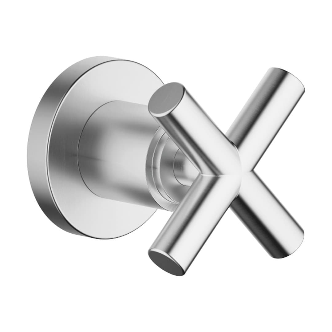 Dornbracht Tara – Διακόπτης Ντους – Wall valve clockwise closing 3/4" – Brushed Chrome (36608892-93)