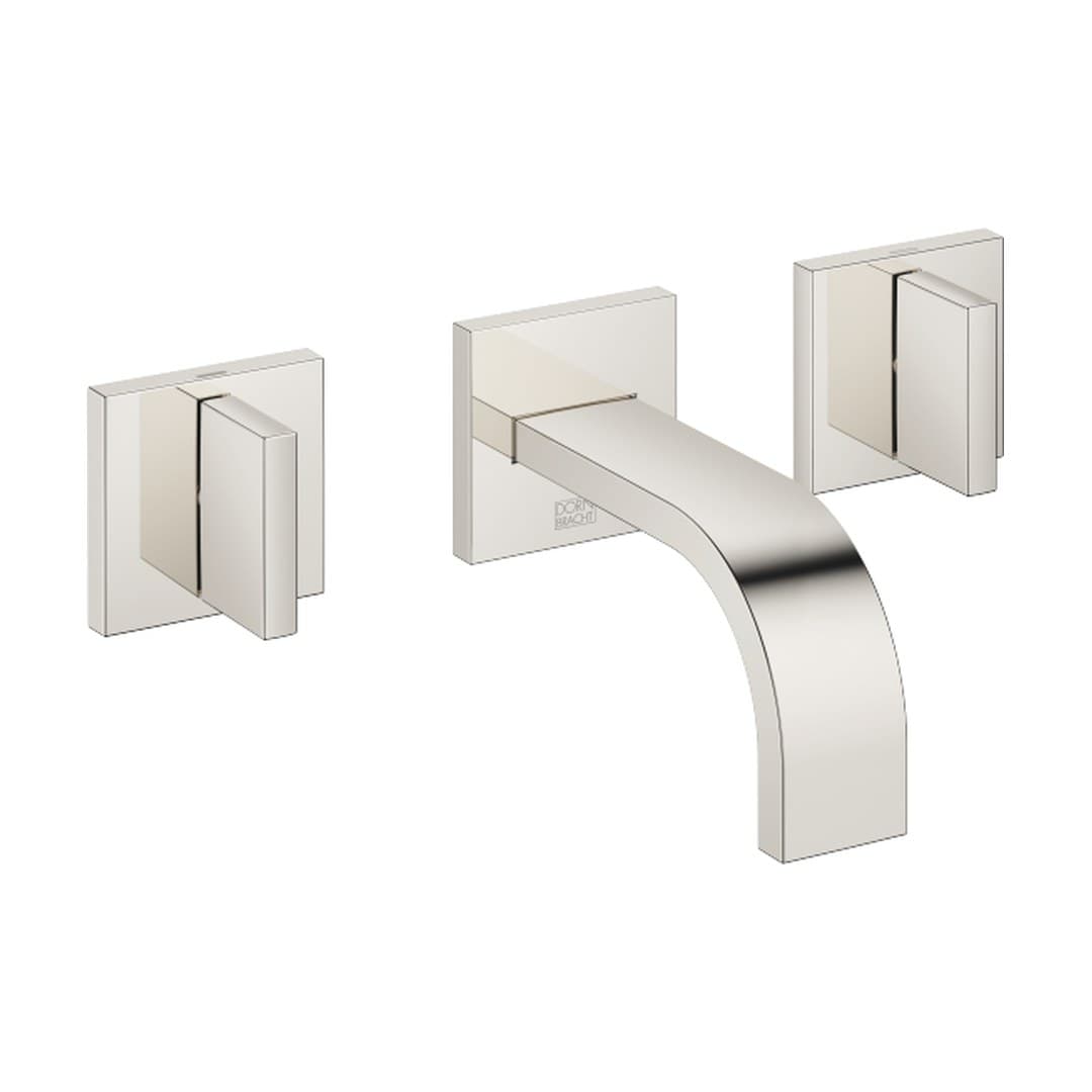 Dornbracht MEM – Μπαταρία Νιπτήρα Τοίχου – Wall-mounted basin mixer without pop-up waste – Platinum (36702782-08)