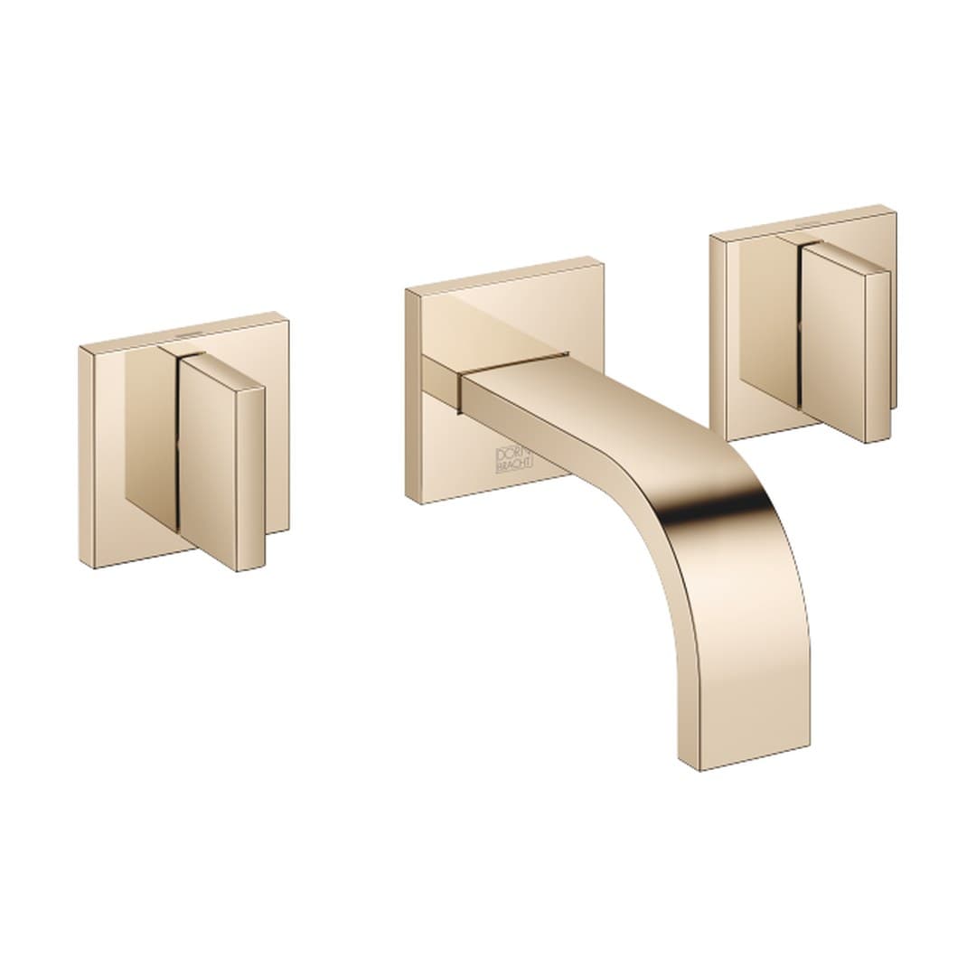 Dornbracht MEM – Μπαταρία Νιπτήρα Τοίχου – Wall-mounted basin mixer without pop-up waste – Champagne (22kt Gold) (36702782-47)